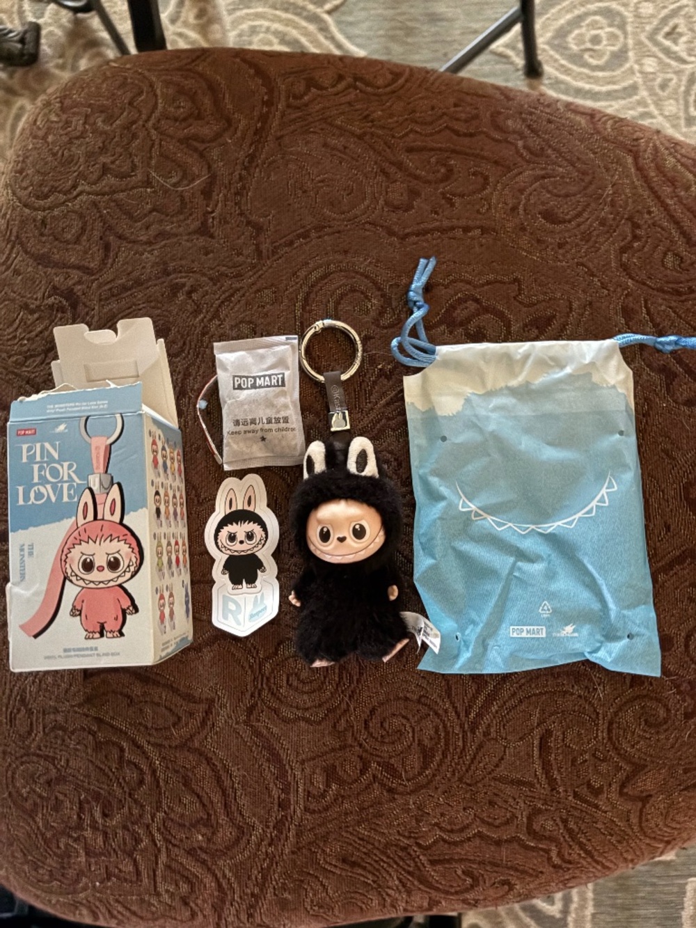 Labubu "Pin For Love" Series N-&, Letter "R"